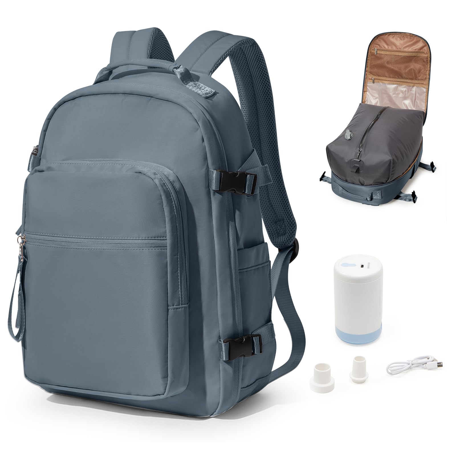 bergsalz ryanair backpack 40x20x25 travel backpack women men travel backpack airplane hand luggage 40x20x25 ryanair easyjet backpack 45x36x20 casual backpack, E1-Blue Sapphire