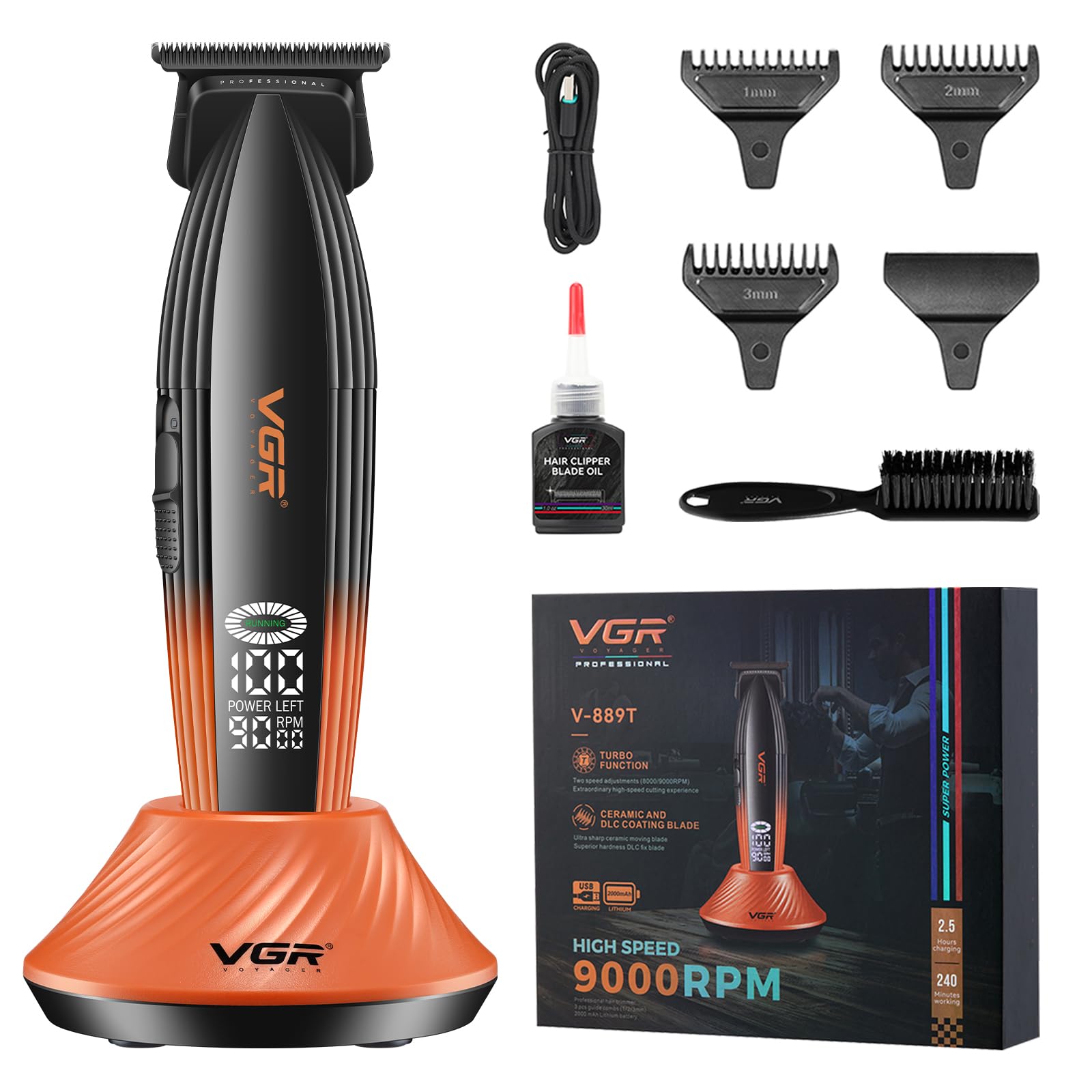 Amazon.com: VGR 889T Professional Hair Trimmer for Men, 9000RPM