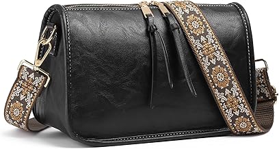 SENDEFN Borsa a Tracolla Donna, Piccola Borsa a Tracolla in Pelle con Ampia Tracolla Rimovibile Borsa da Donna
