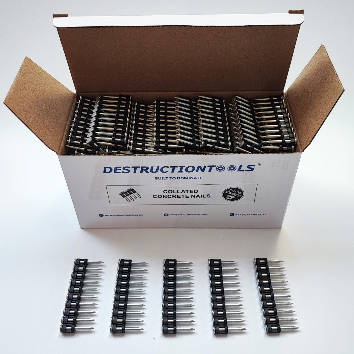 1000x Chiodi 27mm - per Spit Pulsa 700, 27, 40, 65 & 800 - C6/27