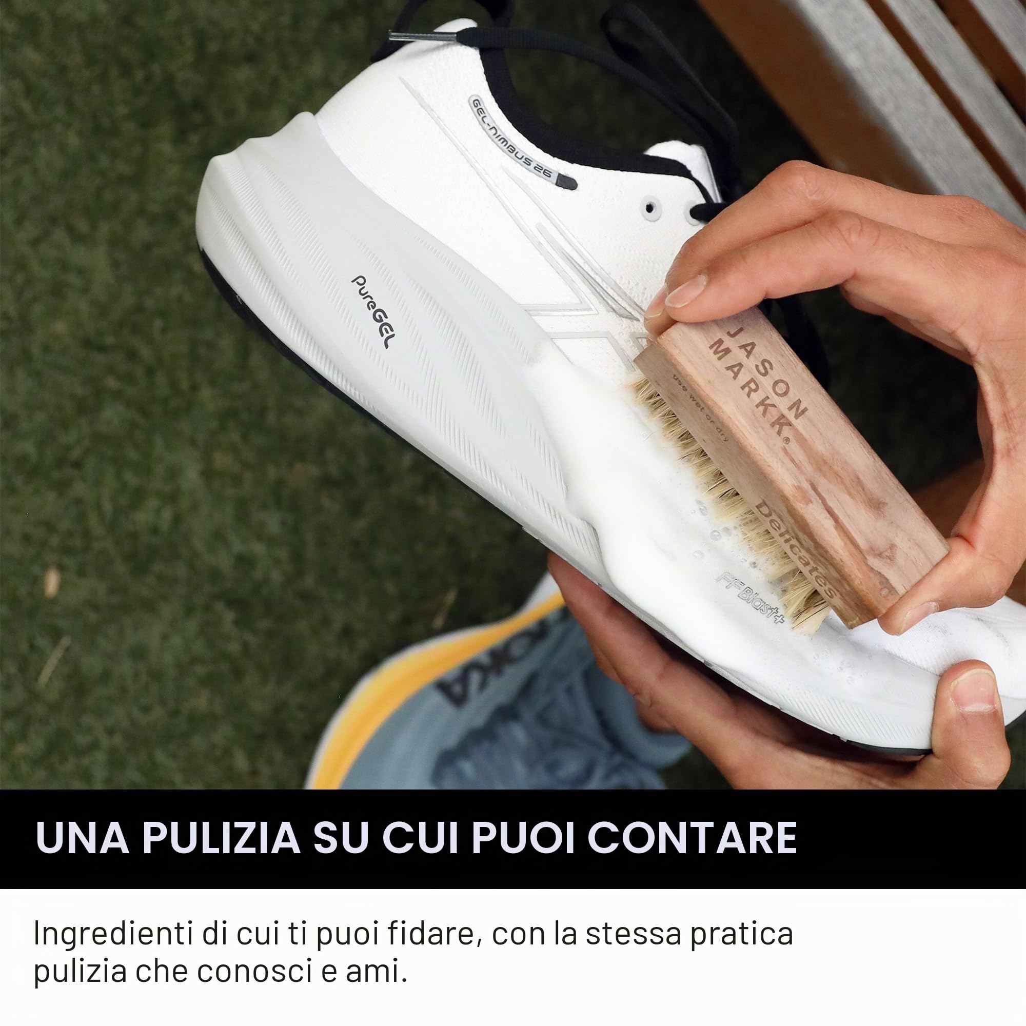 Jason Markk Unisex Premium Shoe Cleaning Kit Repellent Brush for Sneakers