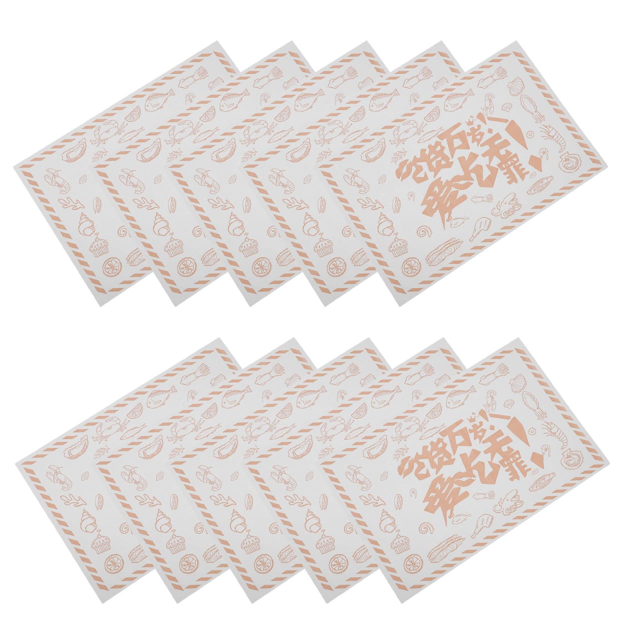 Abaodam 500 Feuilles de Papier Sulfurisé Alimentaire Anti-huile pour Cuisson Four et Service Traiteur, Surface Lisse et Nettoyage Facile, pour Tacos et Paniers