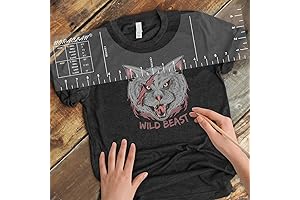 T-Shirt Rulers Guide - Ultimate Alignment Tool for Vinyl and Sublimation Shirt Printing