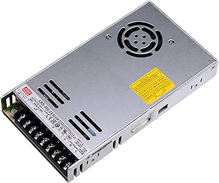 MEAN WELL DC Power Supply LRS-350-24_2 Pack with Mounting Bracket Kit 24V 14.6A 350W for 3D Printer, LED Strip Light, Industrial Control System NES/SE/S (LRS-350-24_2PK)