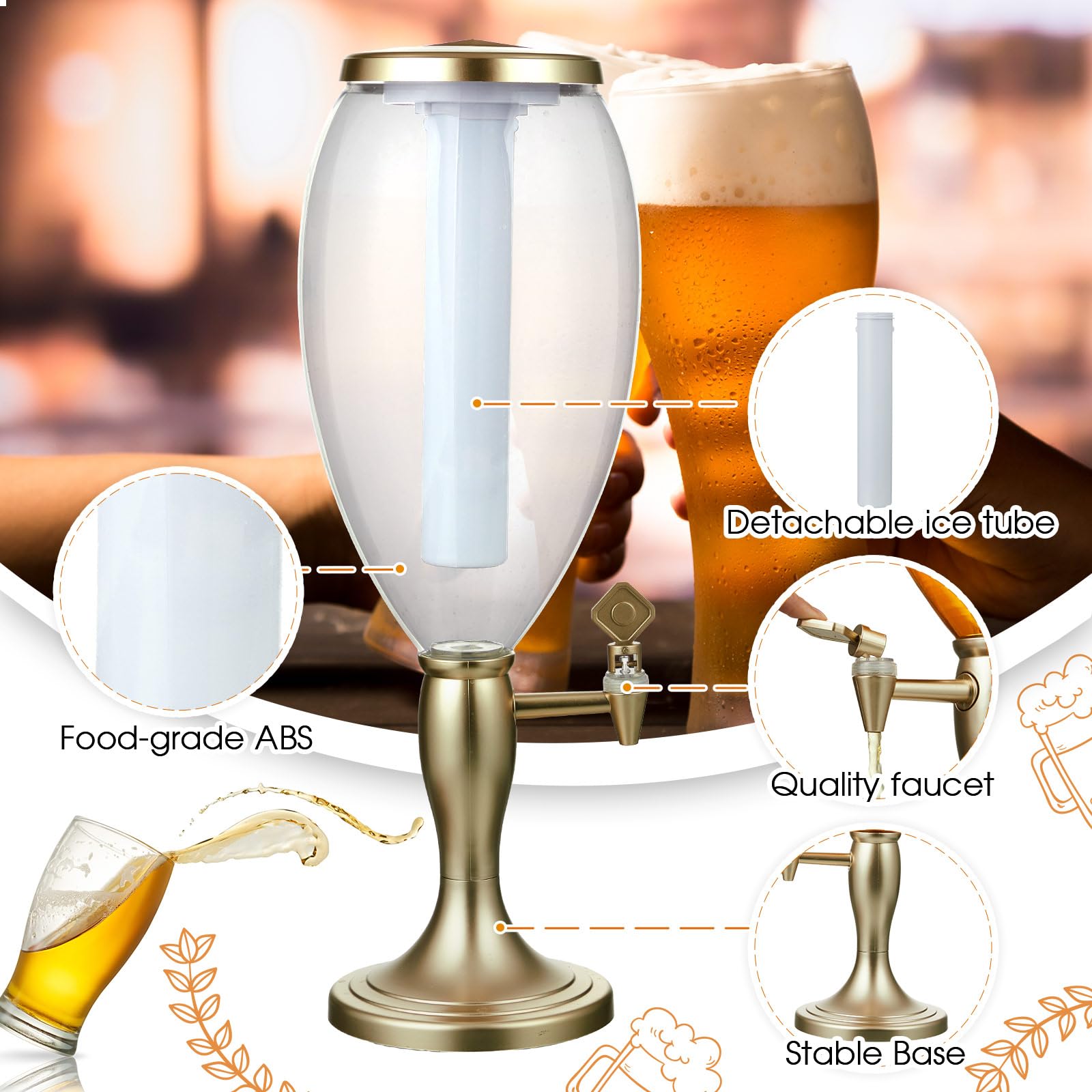 Irenare Iced Beverage Dispenser