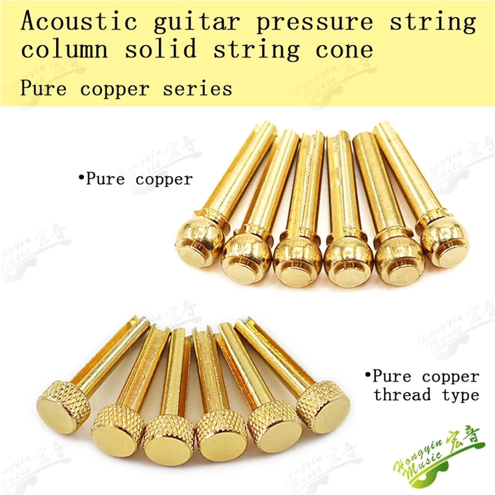 18 piroli per ponte per chitarra acustica, in legno di cobolo ebano, ottone | Migliora il tono e sustain con piroli in ebano, cocobolo e ottone per chitarra acustica. (Verde)