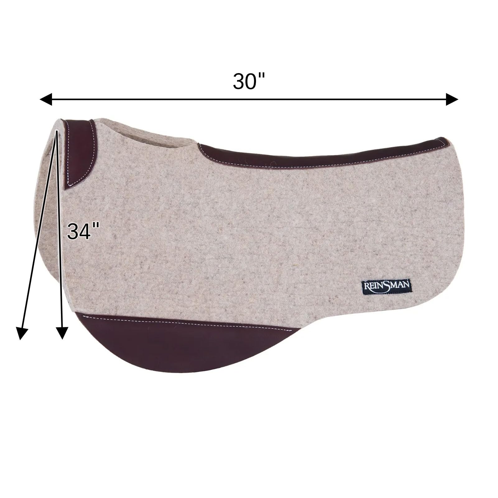 Reinsman Cuadrado Almohadillas para Silla de Montar