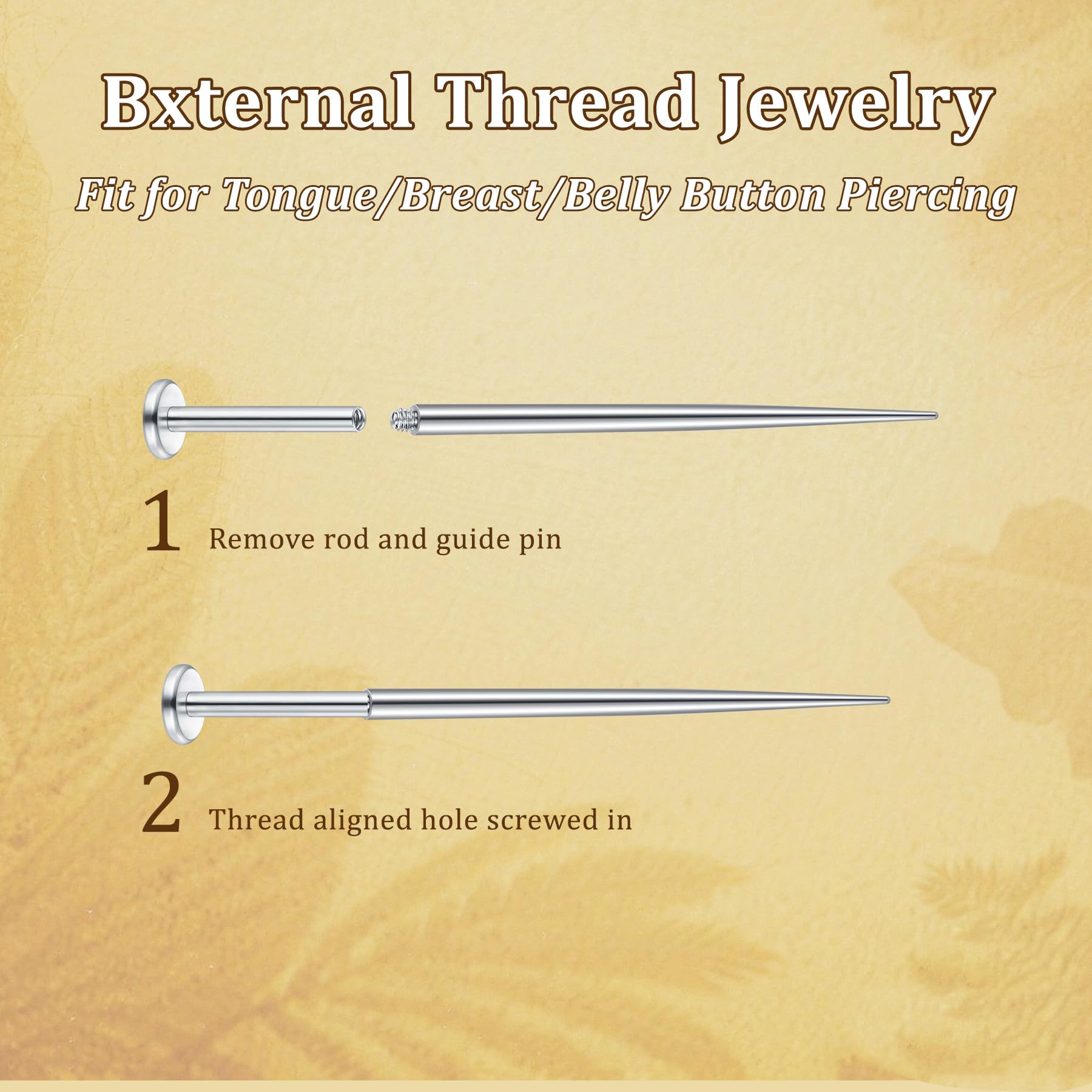 MODRSA Piercing-Taper Piercing-Ball Grabber Narzędzie do zmiany: Nos, wargi, Tragus, Piercing do zmiany biżuterii, 16, 18, 20G