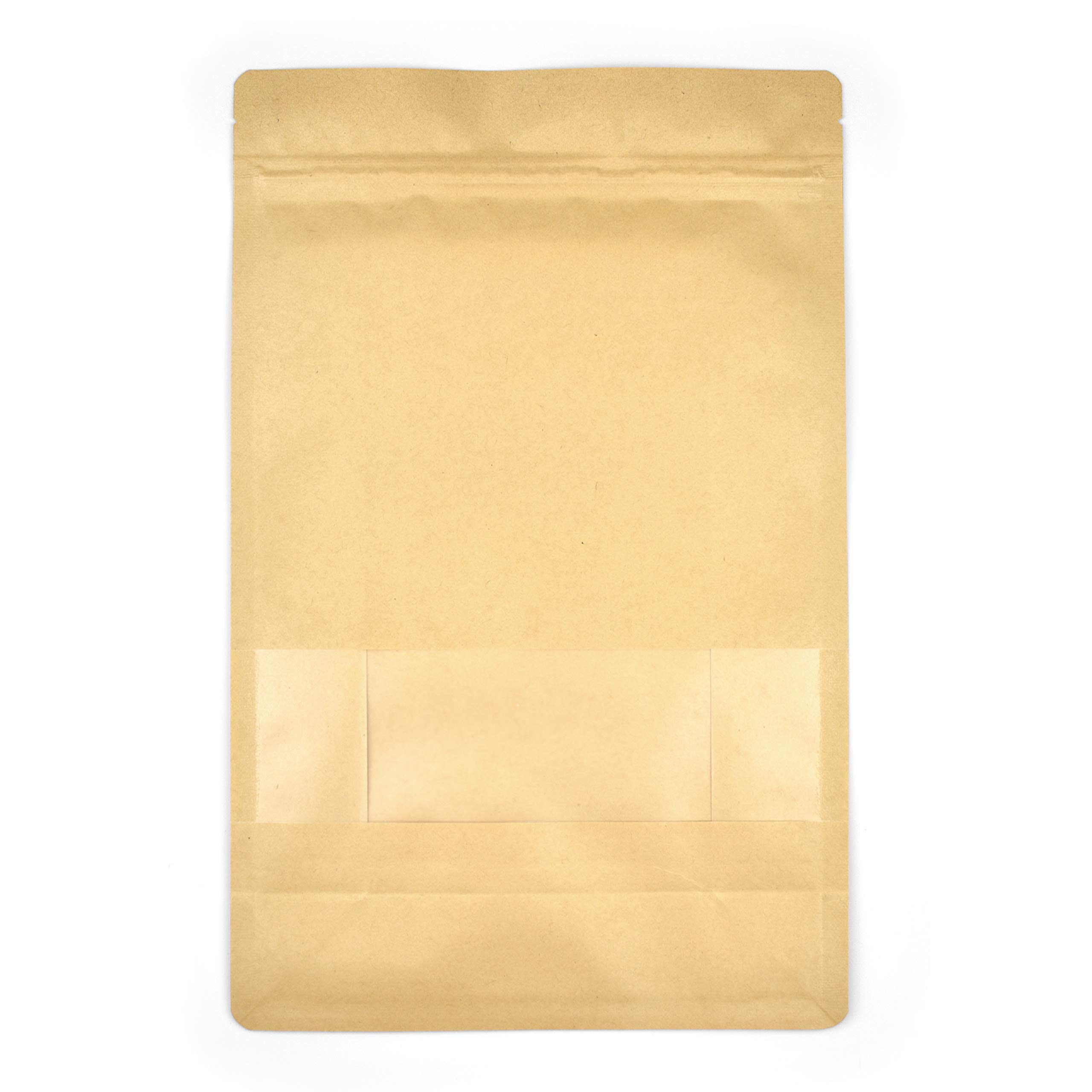 Evergreen Goods Lot De 100 Sachets En Papier Kraft Réutilisables Avec