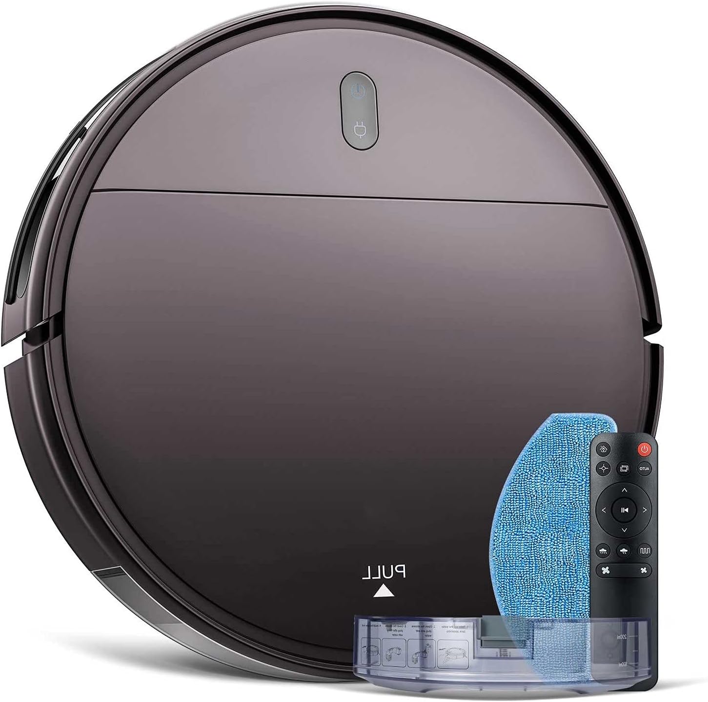 Robot Vacuum and Mop, Gttvo Life Robotic Vacuum Cleaner, 2 in 1 Mopping Robot Vacuum Cleaner Combo with 1400Pa Suction, Self-Charging, Super-Thin, Ideal for Hard Floor, Pet Hair and Low Pile Carpet C4