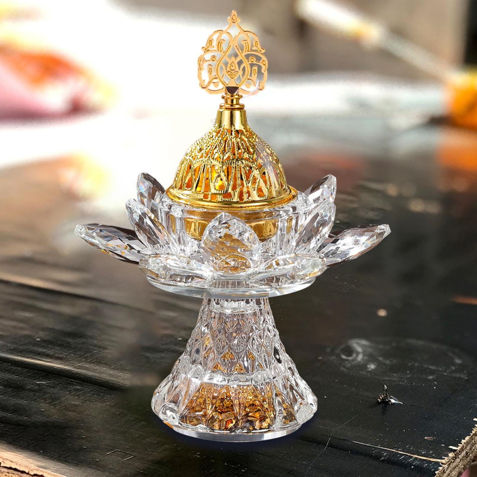 Generic Glass Incense Burner,Bakhoor Burner Tabletop Centerpiece