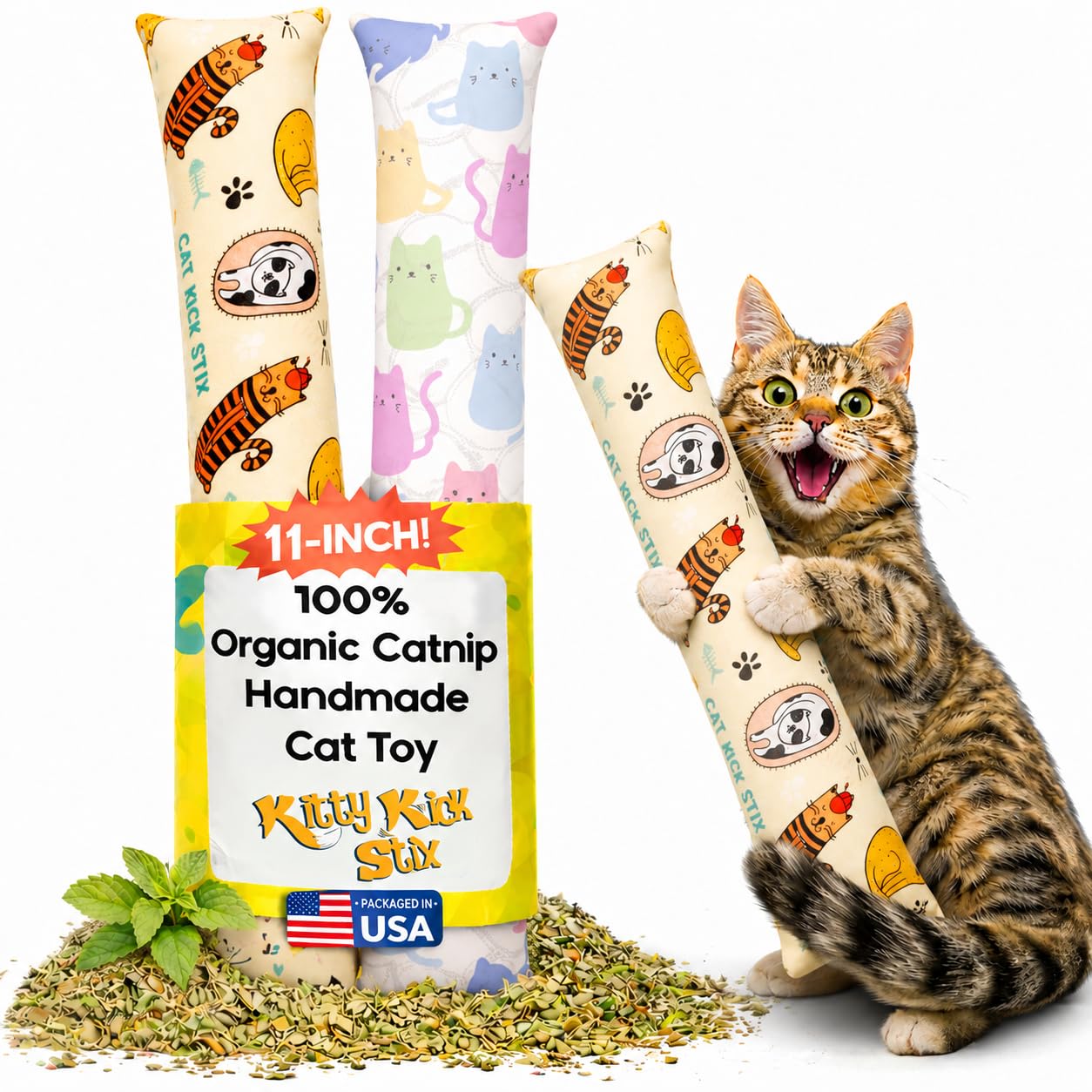 Amazon.com : Kitty Kick Stix Set of 2 (11