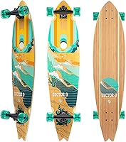 Sector 9 Offshore Baja 39.5" Complete Longboard Skateboard - Premium Surf & Skate Cruiser