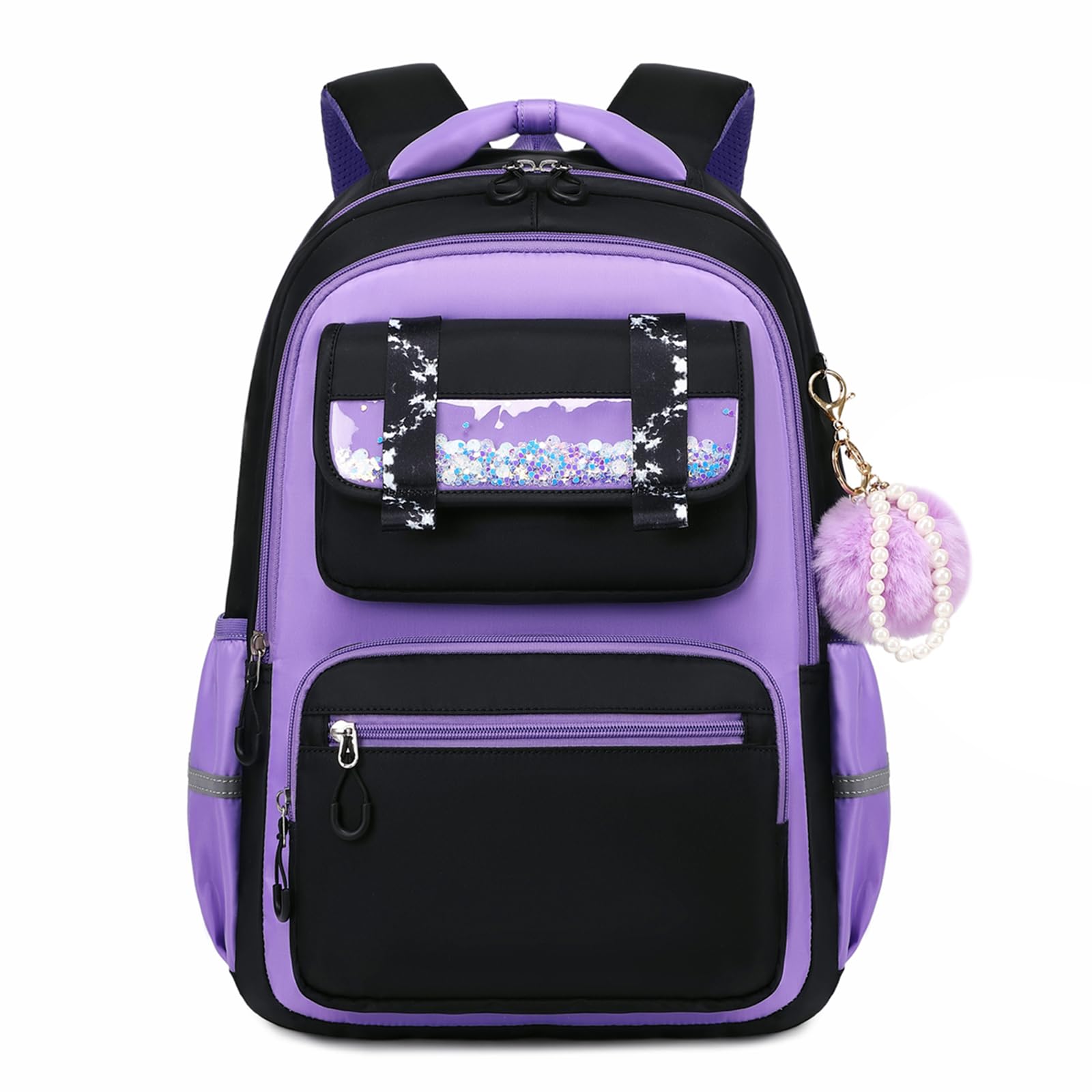 black faux leather backpack amazon bonahide Features a metal zippered Fall Run Recommended Size:400HL-P (left) Hello Kitty All Over