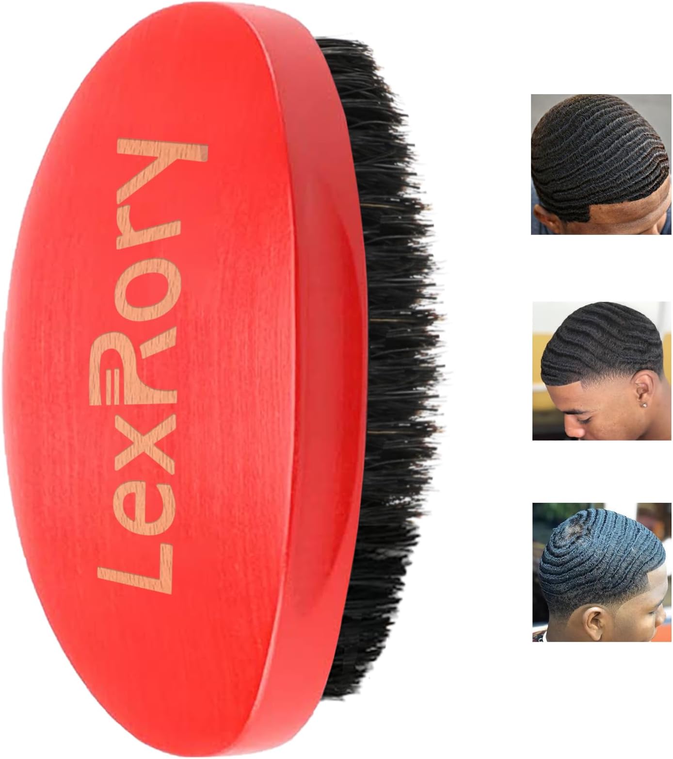 Curved Wave Brush for Men 360