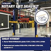 Vista 3 de Kit de sello de elevación rotativa Kit de cilindro hidráulico para elevación giratoria SPO9 SP0A9 SPO7 SPO88 FJ7664 FJ783 compatible con Texas HYD