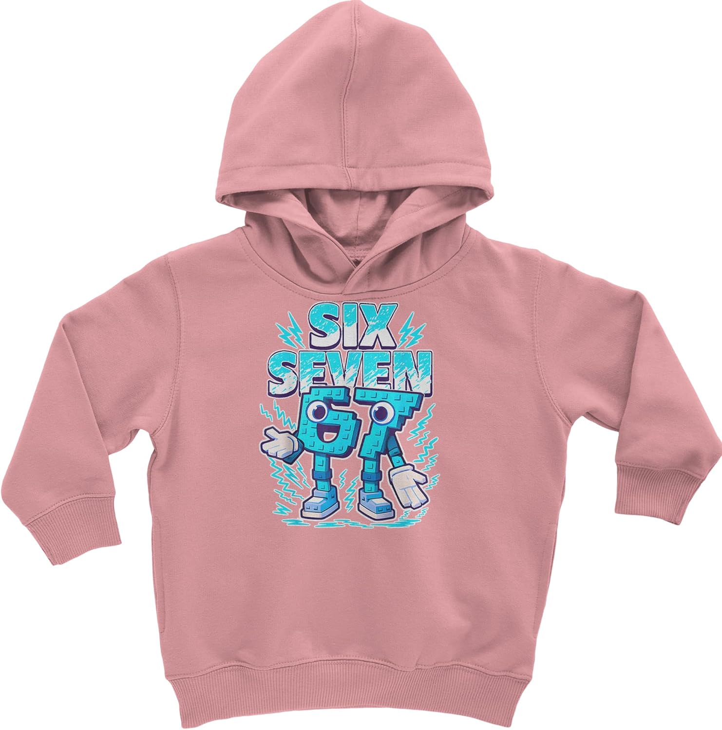 67 Brainrot Meme Slang Toddler-Sized Hoodie, Soft Fleece, Adorable