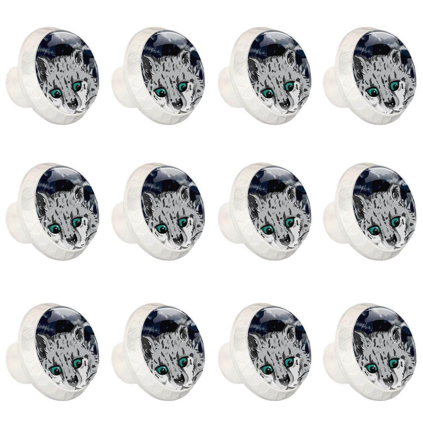 Boutons d'armoires de cuisine tiroirs ronds pour embellir un meuble triste en lot de 12