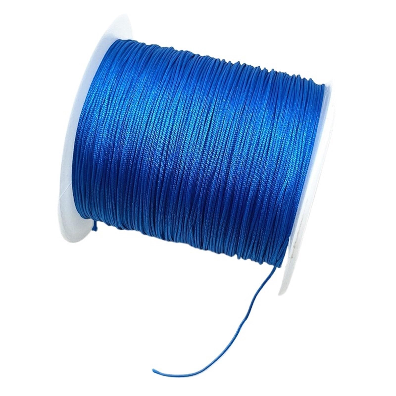 Nylon Cord Thread 10PCS 0.8mm*42M Nylon Cord Thread Chinese Knot Macrame Cord Bracelet Braided String DIY Tassels Beading String for Making Bracelet, Necklace, Chinese Knot(13)