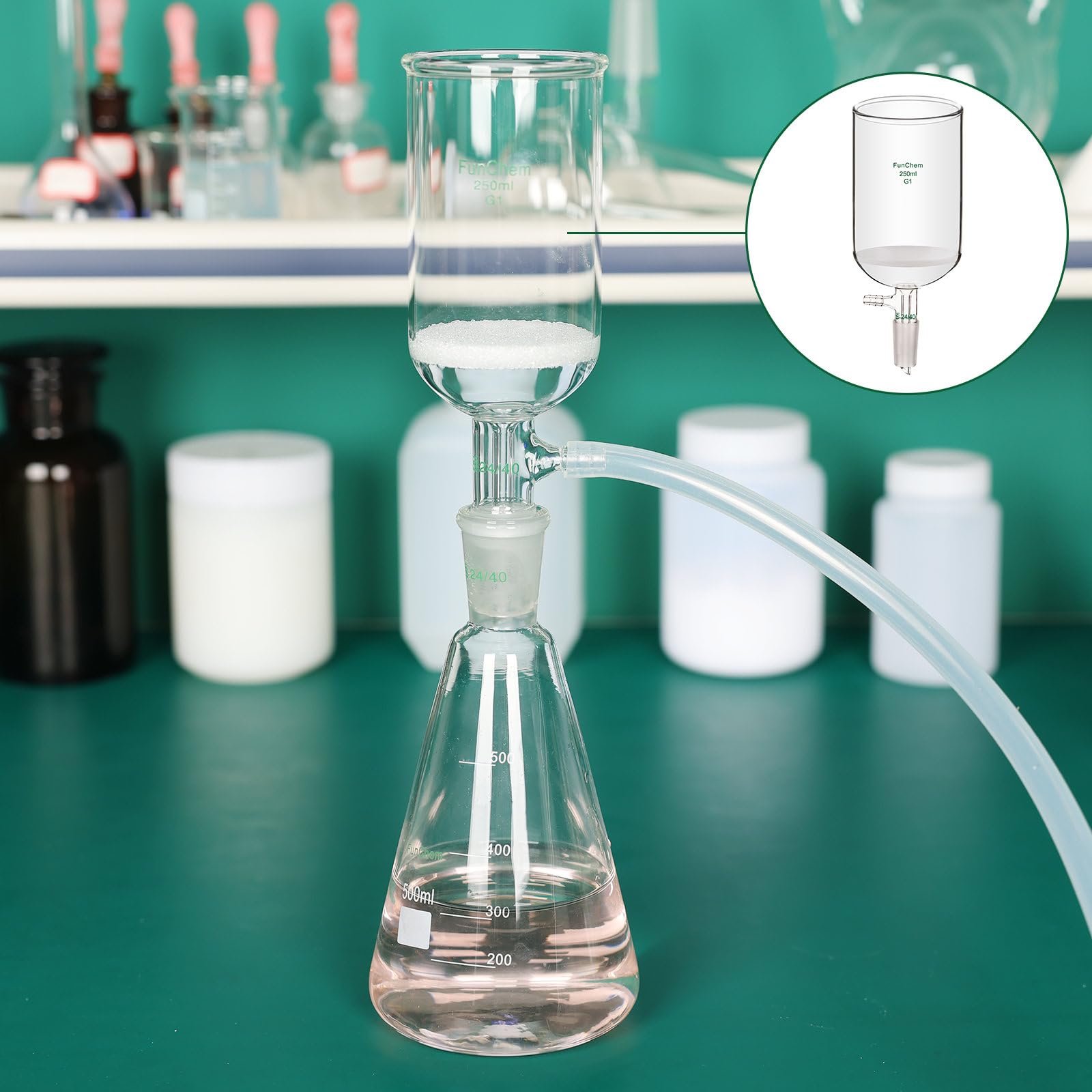 Entonnoir Büchner StonyLab - Verre Borosilicate Pro Pour Labo !