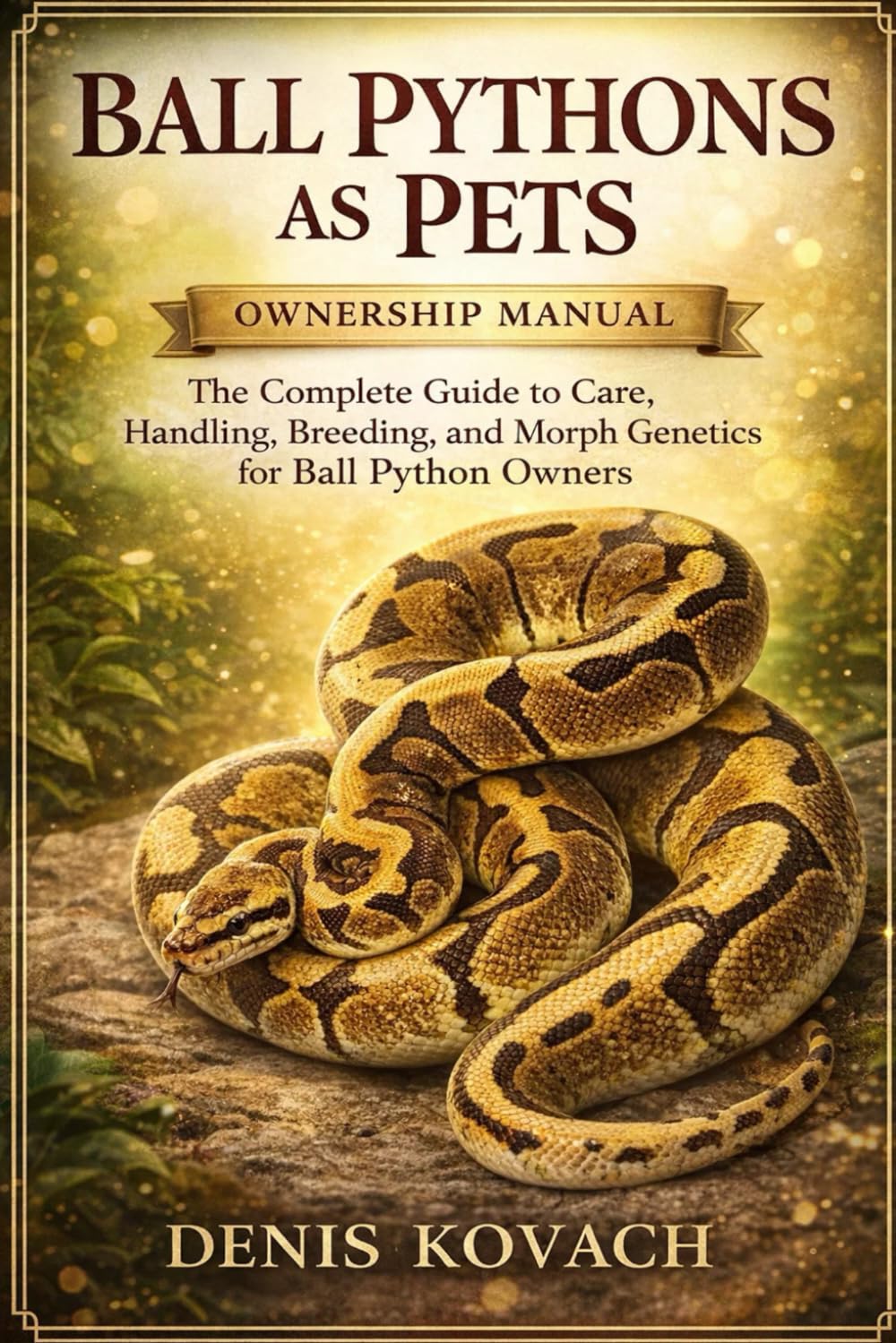 BALL PYTHONS AS PETS: The Complete Guide to Care, Handling, Breeding, and Morph Genetics for Ball Python Owners