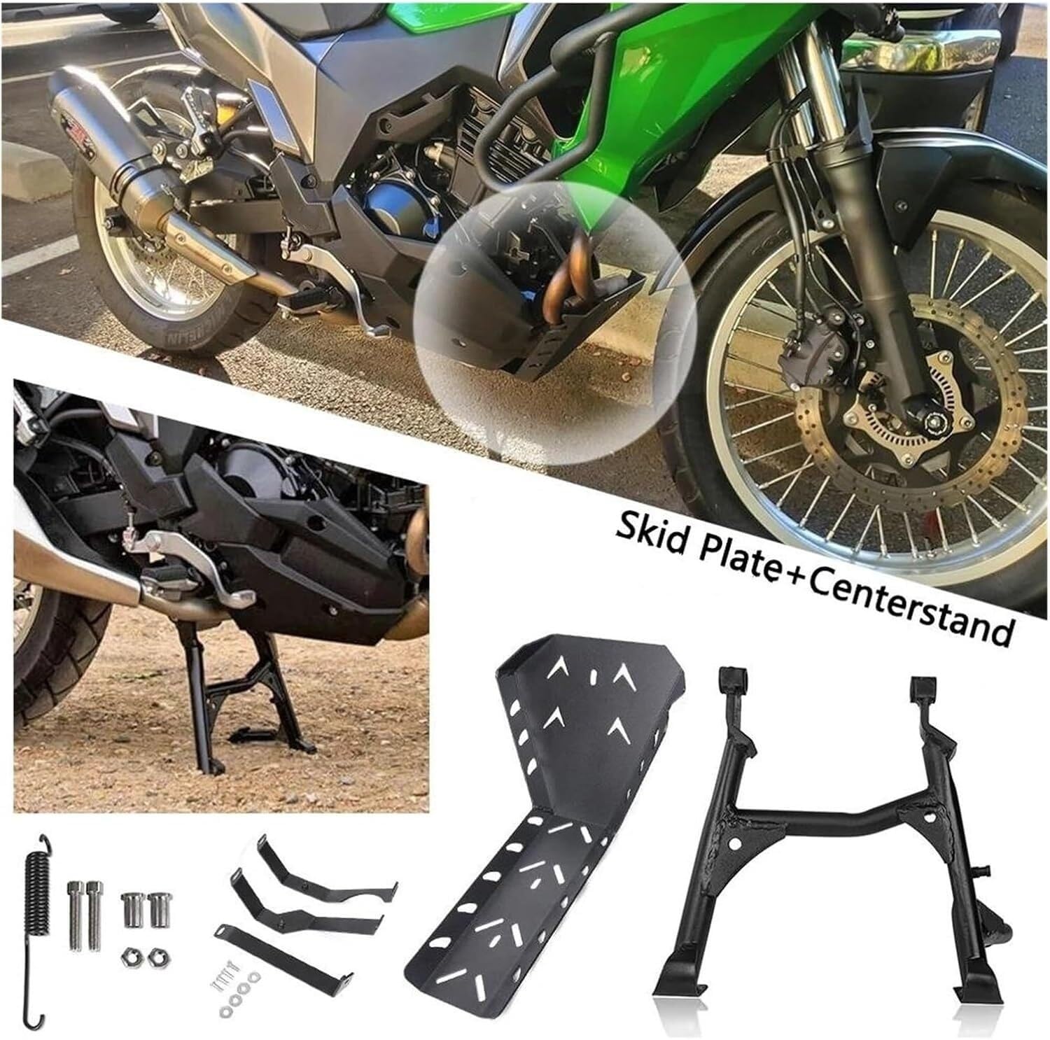 barra del motore del motociclo Piastra paramotore per moto per per Versys X 300 KLE300 X300 2017-2024 per protezione motore