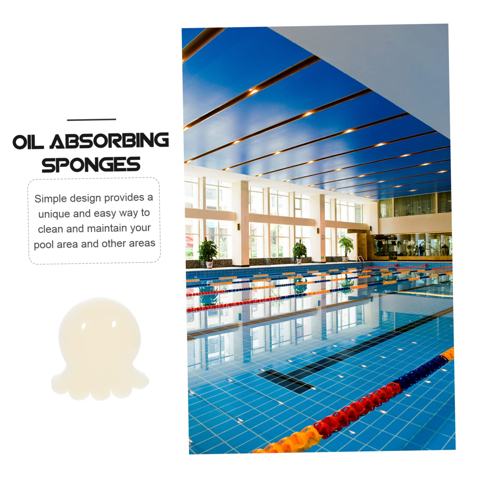 SOLUSTRE 64stücke Teiliges Ölabsorbierender Schwamm Tierform Für Schwimmbecken Effektive Filterung Und Reinigung Für Sauberes Wasser Für Pools Und