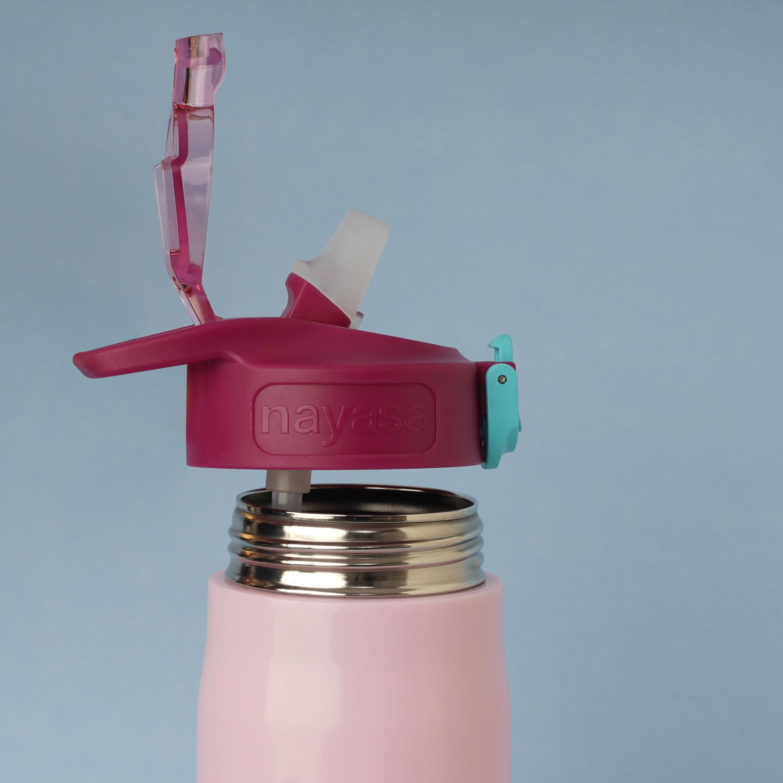 Nayasa Adonis Water Bottle - Pink - BPA-Free -7