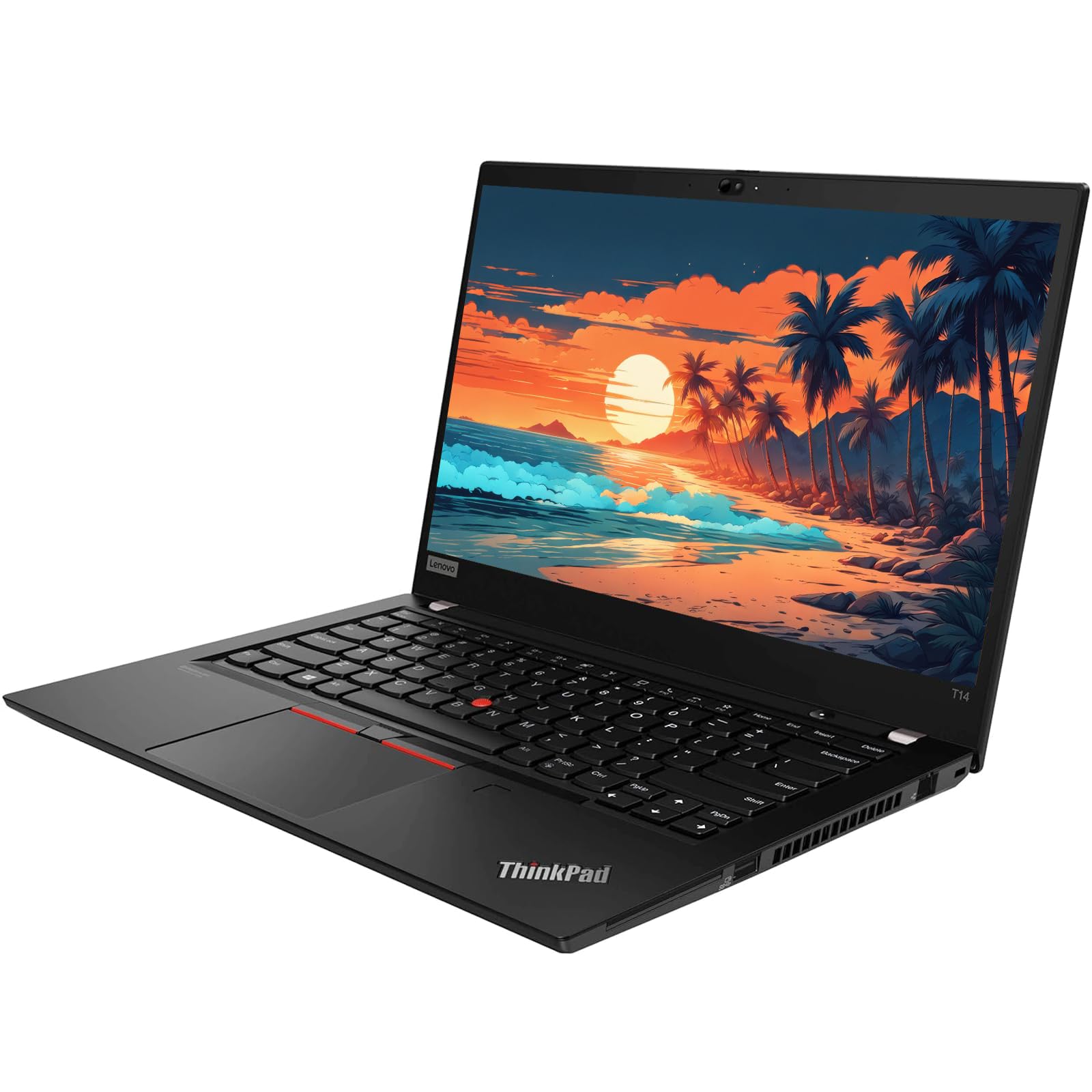 Lenovo Thinkpad T14 (Gen 1) ekran dotykowy laptop, 14" FHD Business Notebook, Intel Core i5-10210U, 16 GB DDR4 RAM, 512 GB SSD, Windows 11 Pro (odnowiony)