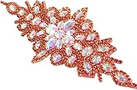 Vista 11 de Aplique elegante para bodas/revestimiento – Estrás para coser o aplicar