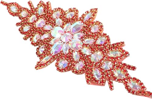 Miniatura 11 de Aplique elegante para bodas/revestimiento – Estrás para coser o aplicar