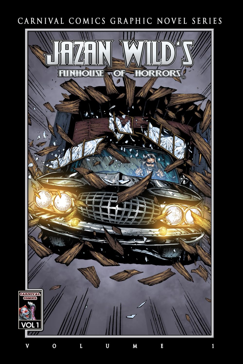 FUNHOUSE OF HORRORS: Graphic Novel: (Classic Horror Black and White Edition)