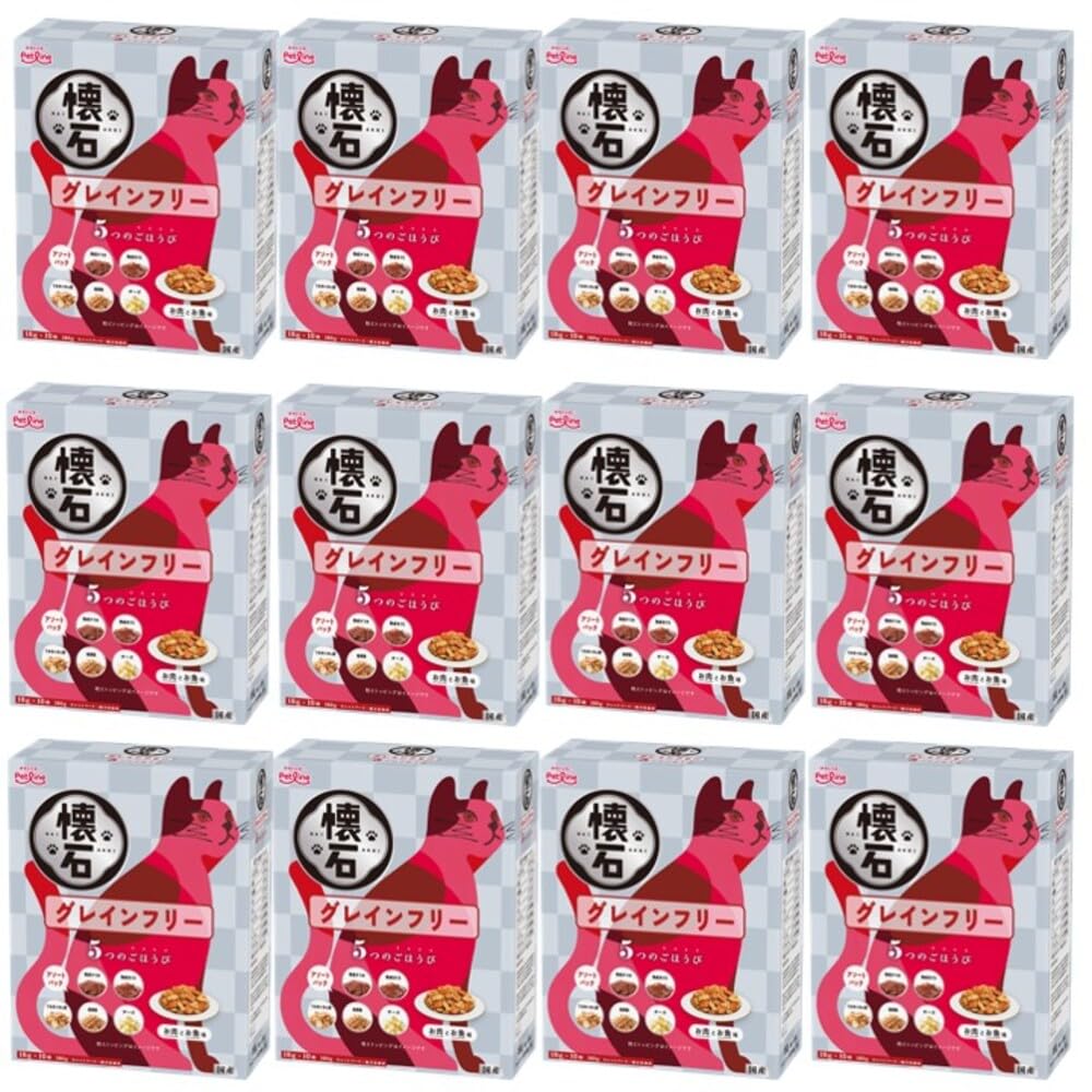 【ペットライン 懐石5つのごほうび グレインフリー 180g(18g×10袋)】…