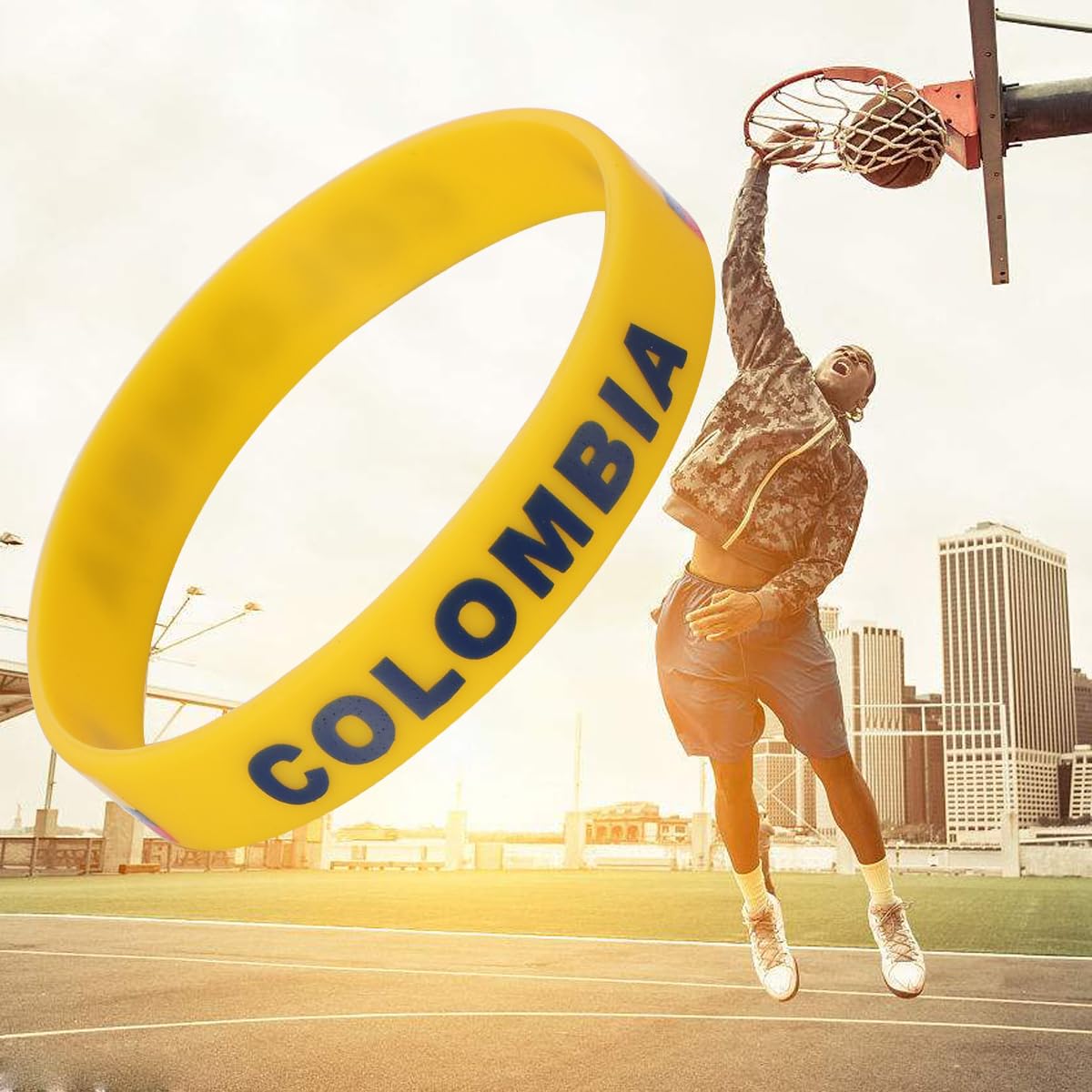BESPORTBLE 18 pcs Game Unisex Silicone Bracelets Fashion Athletics Fan Supporter Gymnastics Colombia Supporters Souvenir Champions Fans Soccer Football Hockey Rugby