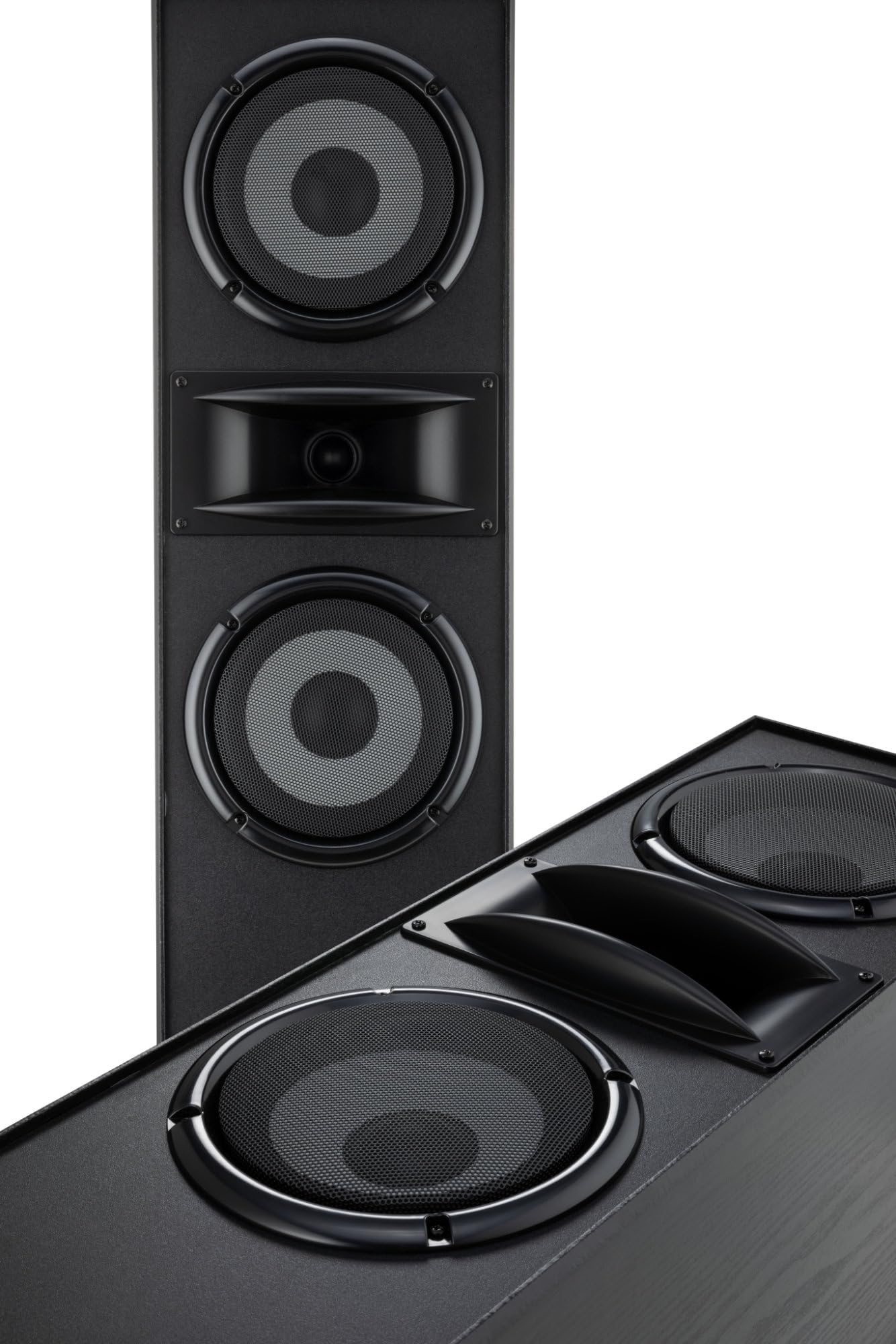McGrey HTS-65320 BK HiFi Standlautsprecher Paar schwarz 2X 80W RMS | Paar 3-Wege Standlautsprecher, Leistung pro Lautsprecher: 80 Watt RMS (160W MAX), entspricht 160 Watt RMS (320W MAX) pro Paar