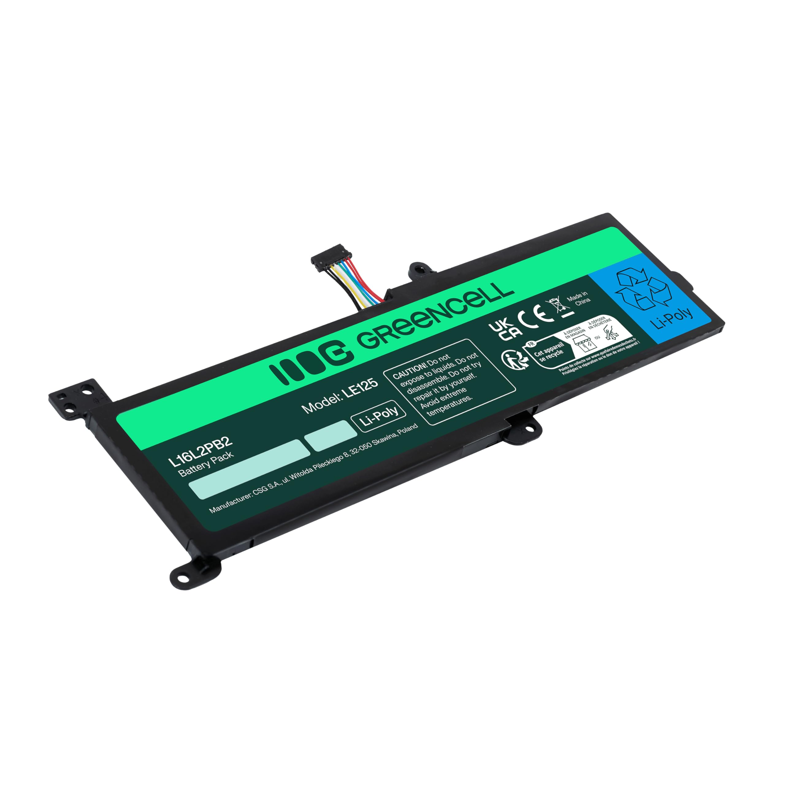 Green Cell Batteria Lenovo L16M2PB1 L16M2PB2 L16C2PB2 L16L2PB2 per Lenovo IdeaPad 320-15IAP 320-15IKB 320-15ISK 320-17IKB 320-17ISK 320-14IKB 320-15ABR 320-15AST V145-14AST V145-15AST V320-17IKB