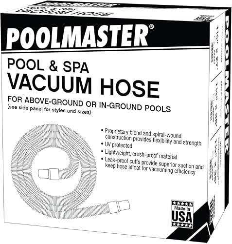 Miniatura 6 de Poolmaster 32227 Manguera de vacío para piscina sobre el suelo, 1-14 pulgadas x 27 pies, neutra