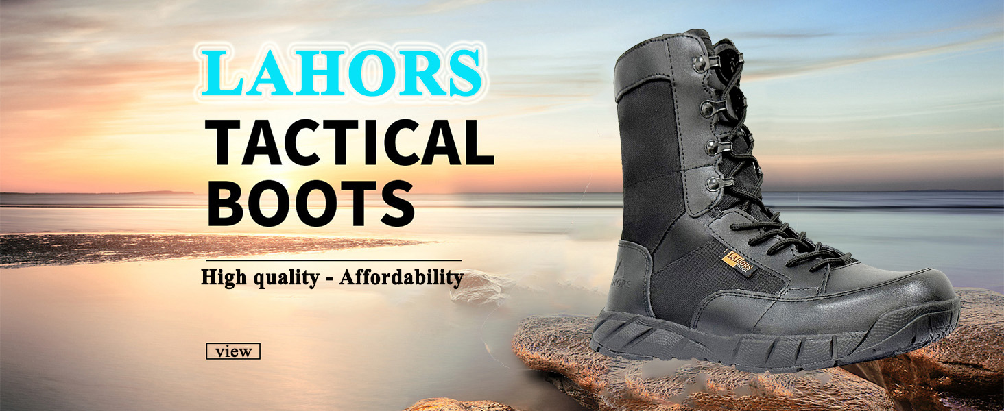 Amazon.com: LAHORS Lightweight Mens Tactical Shoes Combat Boots