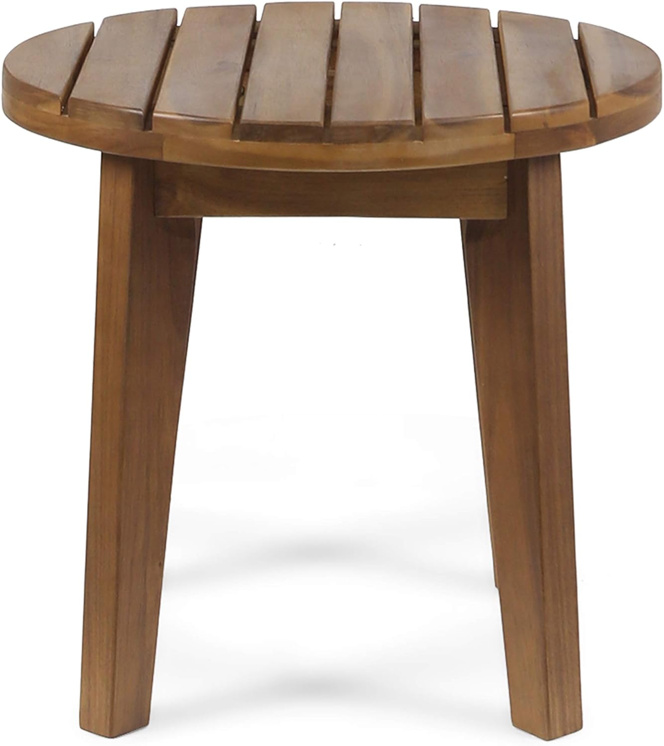Christopher Knight Home Parker Outdoor 16" Acacia Wood Side Table, Teak Finish : Patio, Lawn & Garden