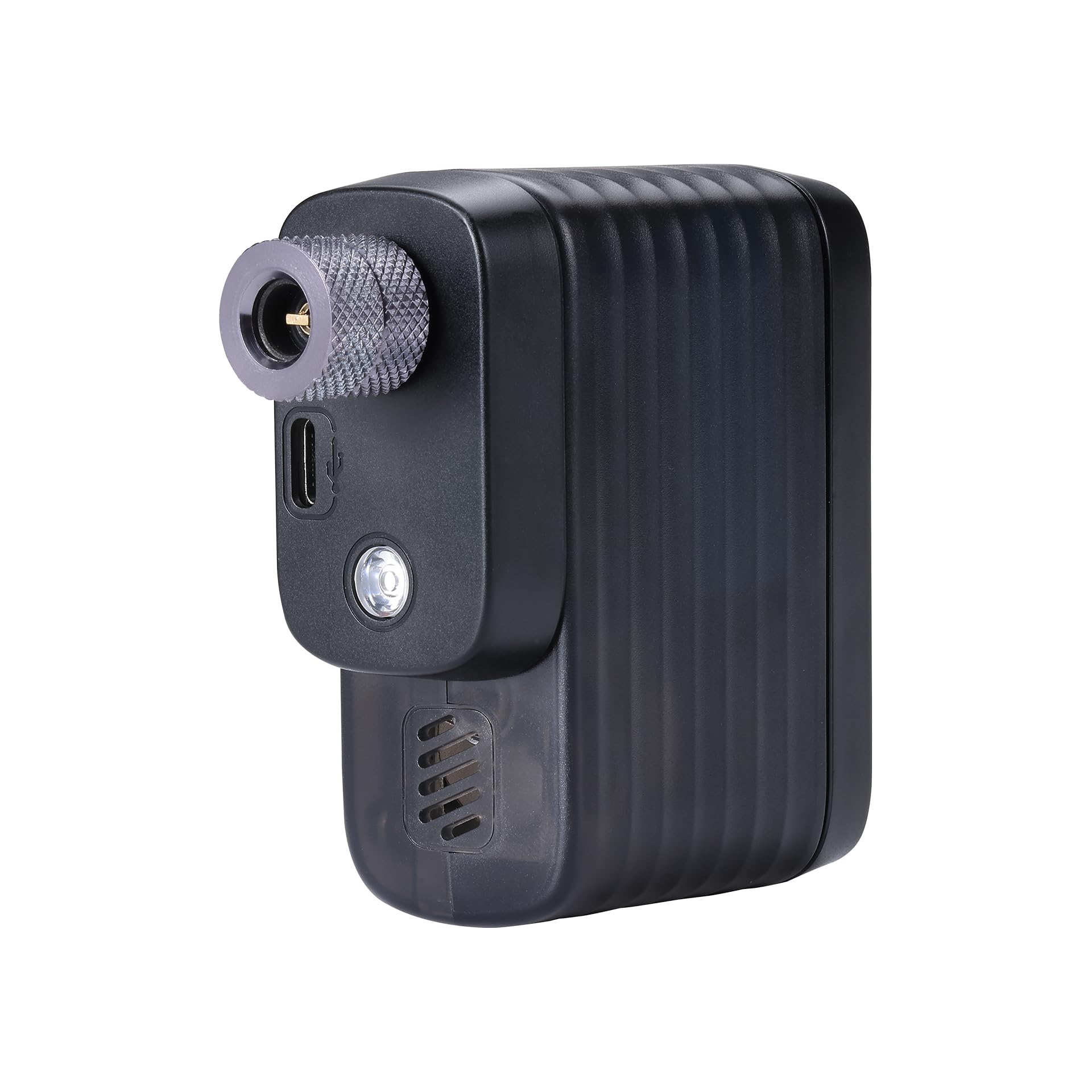 BBB Cycling BarBank Mini Pompe à Vélo Électrique – Ultra-Portable Format – Gonfleur 120 PSI / 8 Bar pour VTT, Route & Gravel – Charge Rapide USB-C, Éclairage LED – Compatible Valves Presta & Schrader