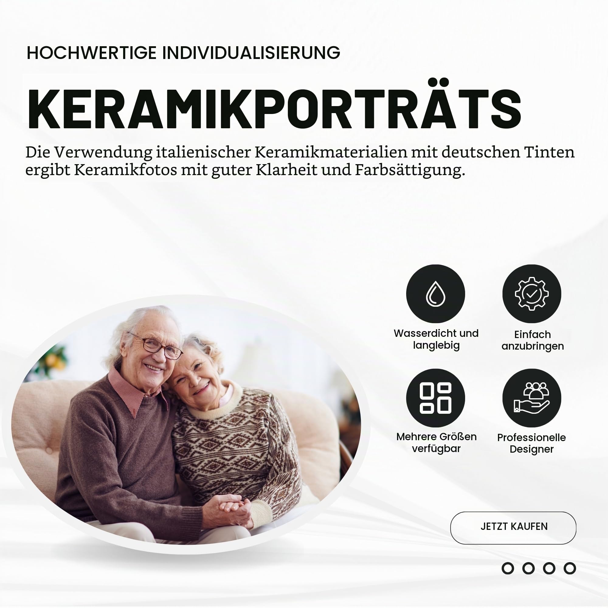 Bethel Personalisierter Gedenkstein für den Garten – benutzerdefinierte Hochtemperatur-Keramik-Fototafel, wasserdicht und lichtbeständig für Gräber, Haustiere, im Innen- oder Außenbereich