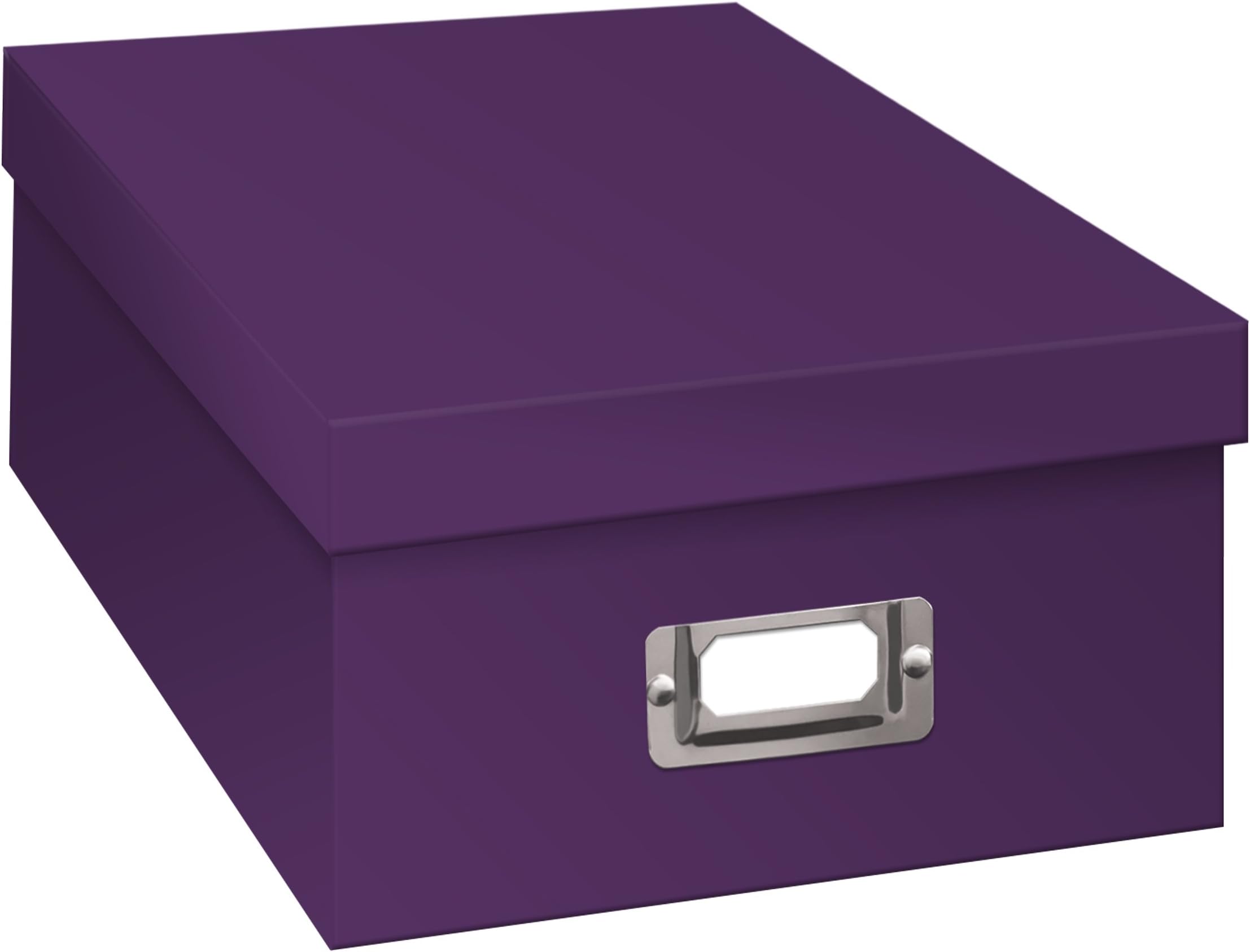 Pioneer Photo Albums B-1S/BP B-1S Photo Storage Box, Bright Purple
