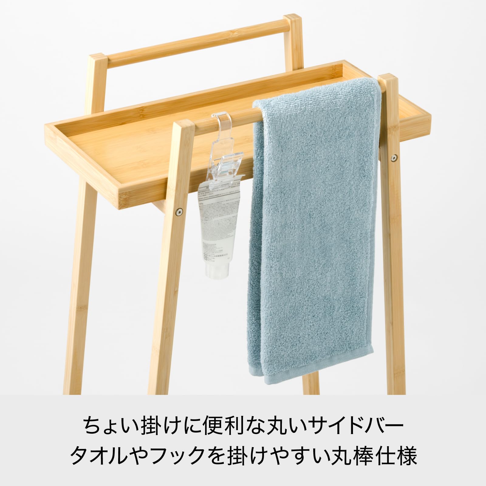 Amazon｜ライクイット (like-it) ランドリーワゴン バスケット付き
