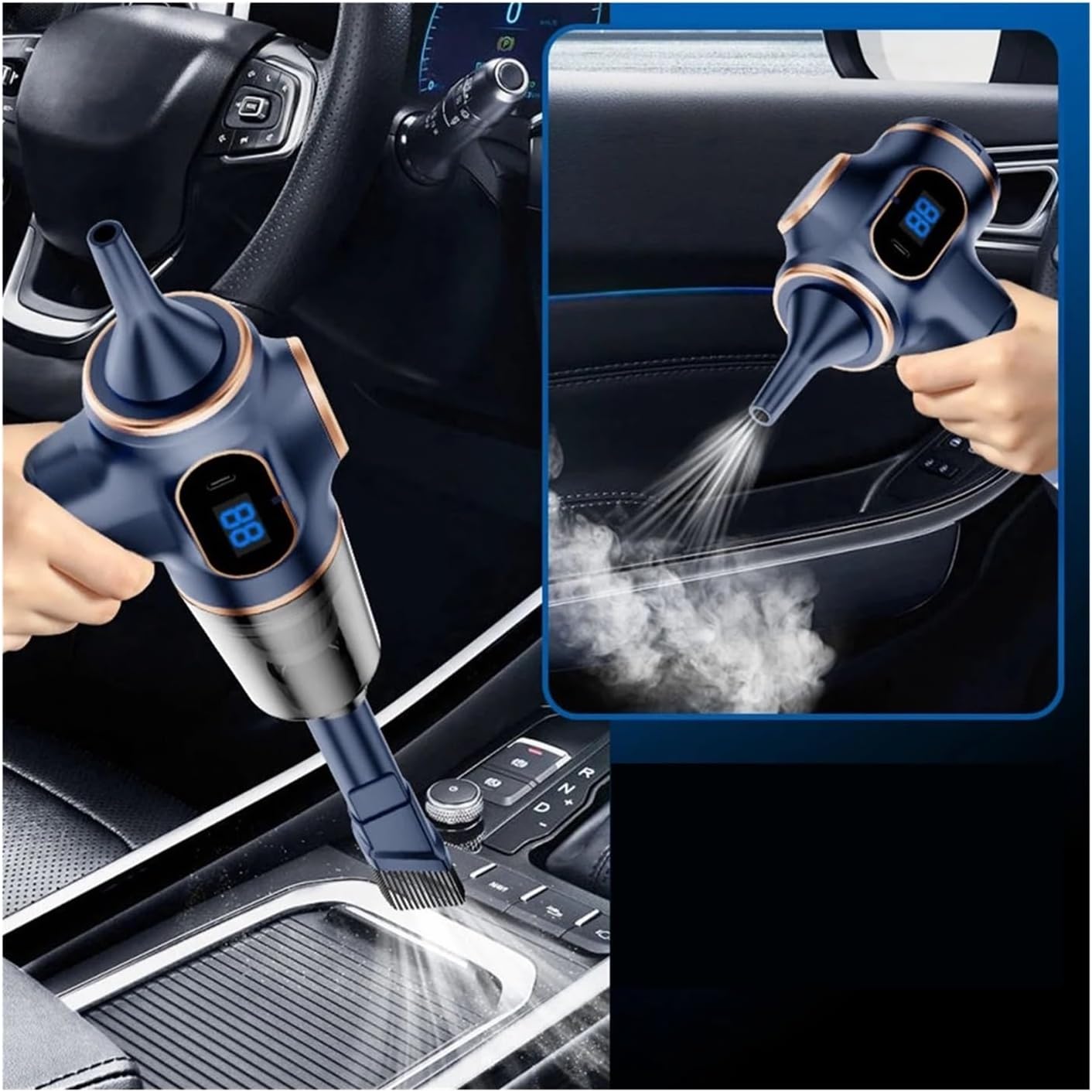 Car Vacuum Cleaner Portable Wireless Handheld Cleaner Home Appliance Poweful Cleaning Car Cleaner
