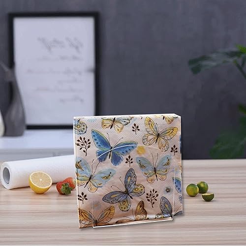 Miniatura 3 de Servilletero, 2 servilletas de acrílico transparente para mesas, recipientes de almacenamiento transparentes para dispensadores de servilletas,