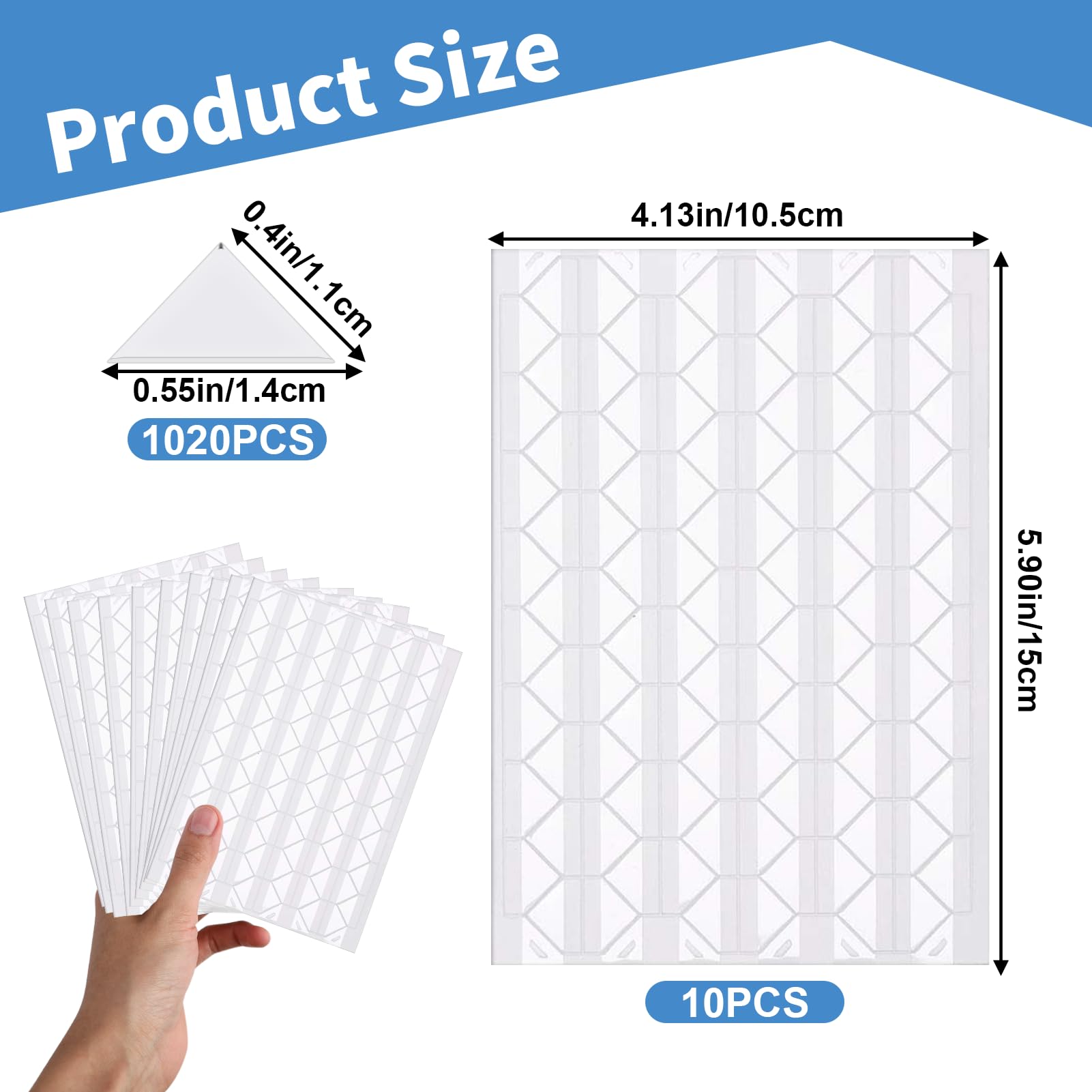 250 Angoli Trasparenti Autoadesivi Per Foto: Senza Acidi - Foto 12