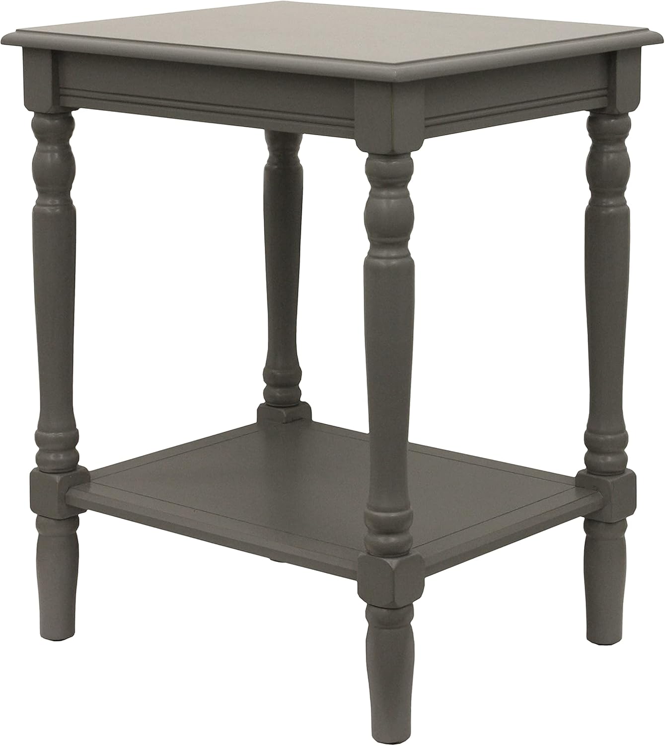 Décor Therapy Simplify Eased Edge Grey End Table Amazon.ca Home