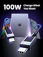 Vista 9 de UGREEN Paquete de cargador de coche USB C de 130 W con cable USB C de 100 W de 3.3 pies compatible con iPhone 15/15 Pro/15 Pro Max, Galaxy S24/S23