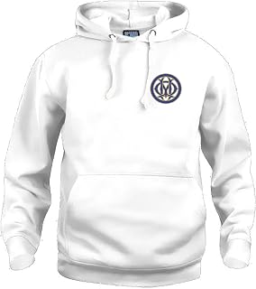 Olympique De Marseille 1970s/1980s Retro Football Hoodie Embroidered Logo