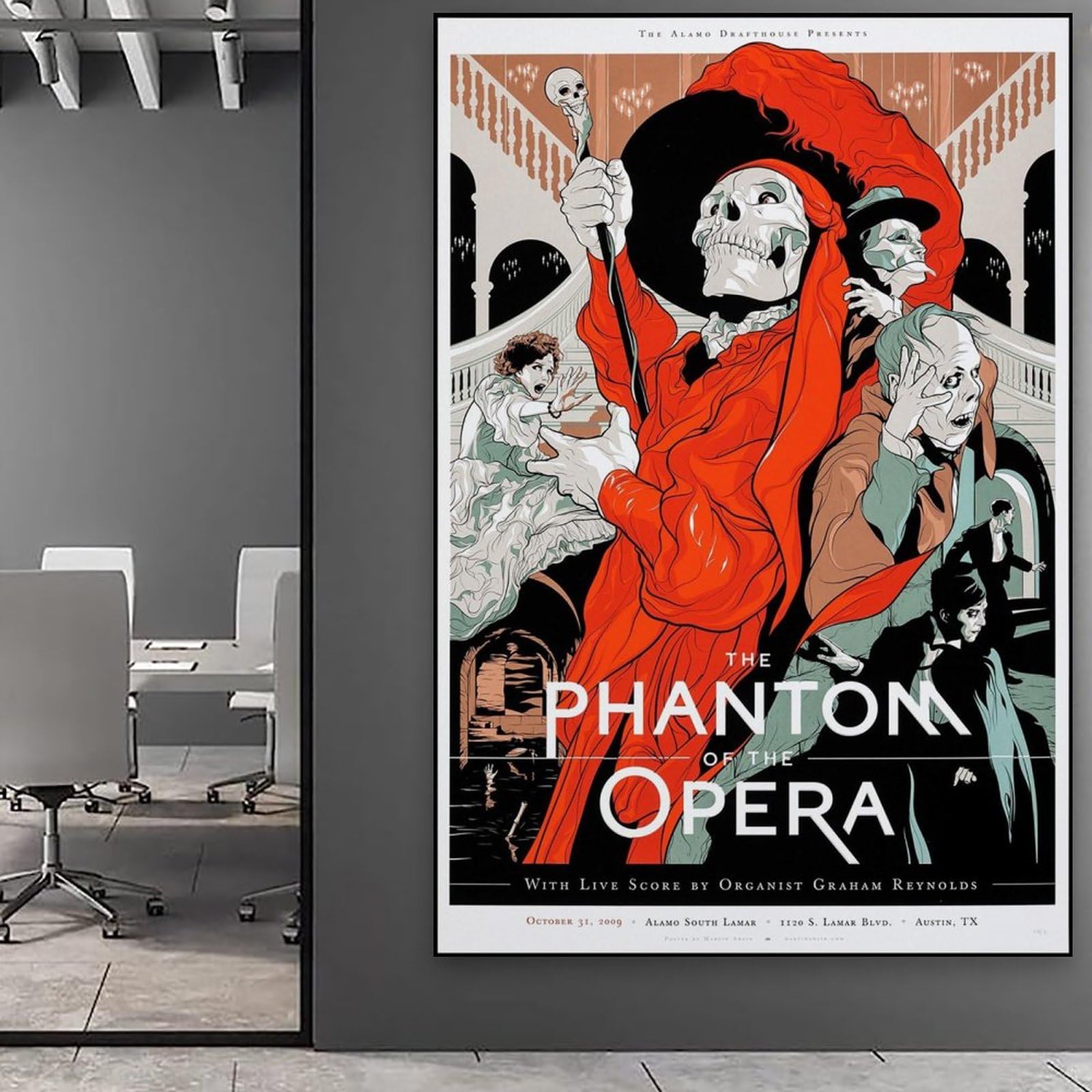 Tableau sur toile intissée format vertical Pulp fiction